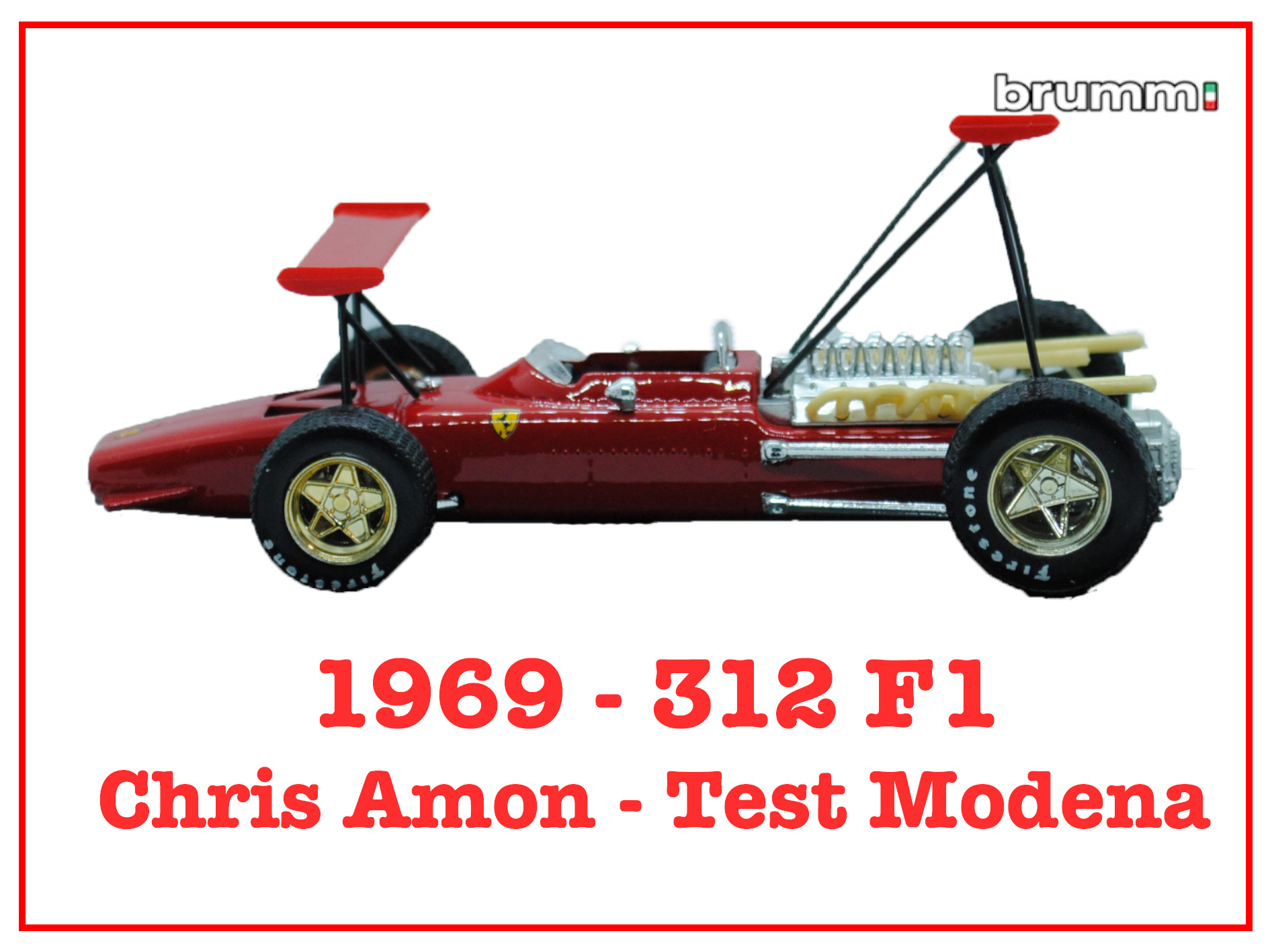 Immagine 312 F1 Chris Amon Test Modena Doppio Alettone
